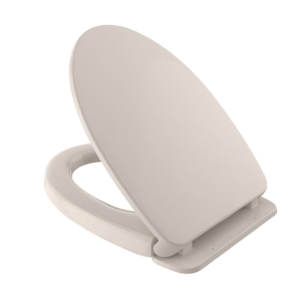 TOTO SoftClose Non Slamming, Slow Close Elongated Toilet Seat and Lid, Beige, SKU: SS124#12