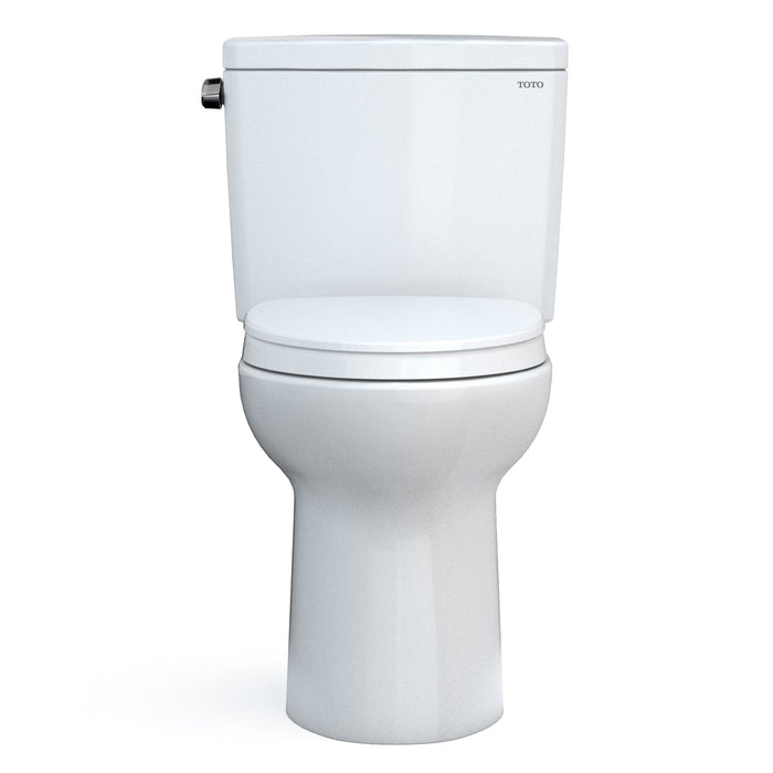 TOTO MS776124CEFG#01 Drake Elongated Two-Piece 1.28 GPF Toilet with SoftClose Seat, Washlet+ Ready