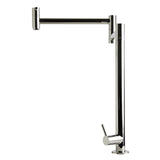 ALFI Brand AB5018-PSS Polished Stainless Steel Retractable Pot Filler Faucet