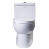 Eago TB359 Dual Flush One Piece High Efficiency Low Flush Ceramic Toilet