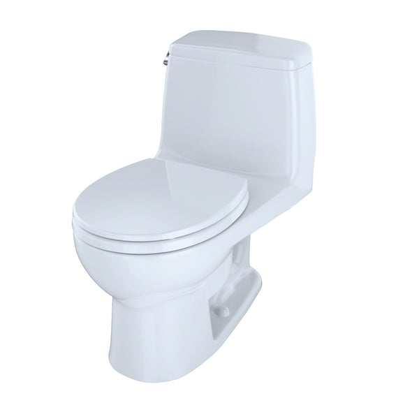TOTO MS853113E#01 Eco UltraMax One-Piece Round Bowl Toilet, White 
