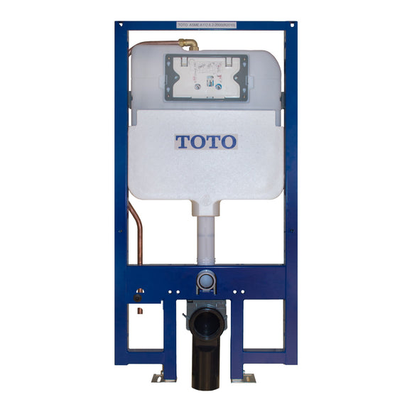 TOTO Duofit In-Wall Toilet Tank with Dual-Max Dual-Flush 1.28 and 0.9 GPF System with Copper Supply 