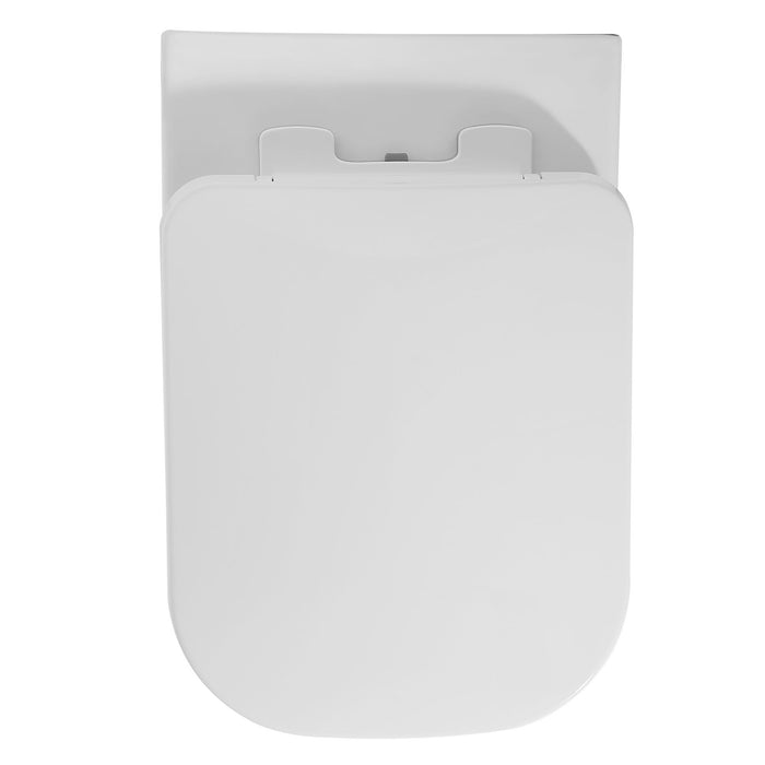 EAGO WD390 White Modern Ceramic Wall Mounted Toilet