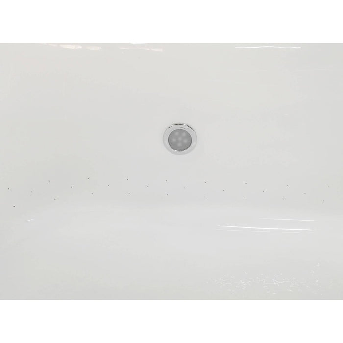 EAGO AM2140 6 Foot White Free Standing Air Bubble Bathtub