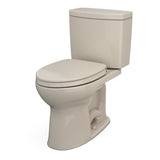 TOTO MS454124CUFG#03 Drake II 1G Two-Piece Toilet with SS124 SoftClose Seat, Washlet+ Ready, Bone Finish