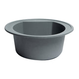 ALFI Brand AB2020DI-T Titanium 20" Drop-In Round Granite Comp Kitchen Prep Sink