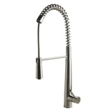 ALFI Brand AB2039 Solid Stainless Steel Commercial Spring Kitchen Faucet