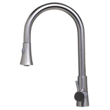 ALFI AB2034-BSS Solid Brushed Stainless Steel Pull Down Single Hole Faucet