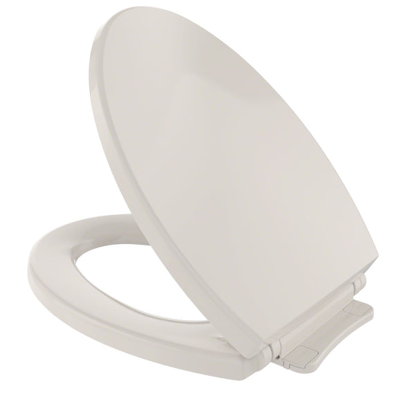 TOTO SoftClose Non Slamming, Slow Close Elongated Toilet Seat and Lid, Beige, SKU: SS114#12
