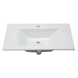 EAGO BB127 White Ceramic 32" x 19" Rectangular Drop in Sink