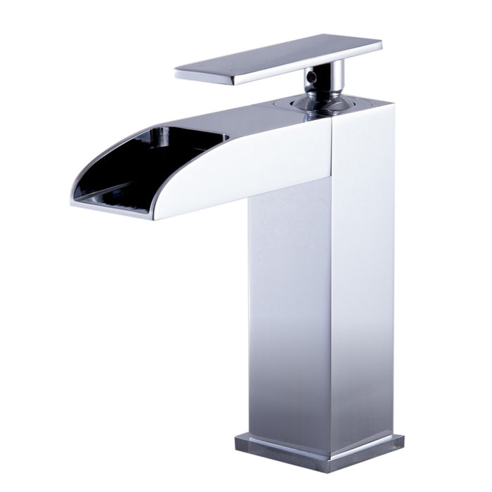 ALFI Brand AB1598-PC Polished Chrome Single Hole Waterfall Bathroom Faucet