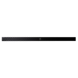 ALFI Brand ABLD59C-BM 59" Black Matte Stainless Steel Linear Shower Drain with Groove Holes