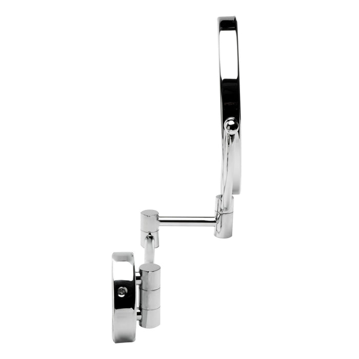 ALFI Brand ABM8WR-PC 8" Round Wall Mounted 5x Magnify Cosmetic Mirror