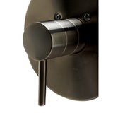 ALFI Brand AB1601-BN Brushed Nickel Pressure Balanced Round Shower Mixer