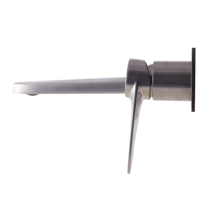 ALFI Brand AB1772-BN Brushed Nickel Wall Mounted Modern Bathroom Faucet