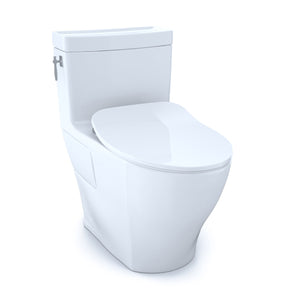 TOTO Aimes One-Piece Elongated 1.28 GPF Toilet with CeFiONtect and SoftClose Seat