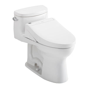 TOTO MW6343084CEFG#01 Washlet+ Supreme II One-Piece 1.28 GPF Toilet and Washlet+ C5 Bidet Seat