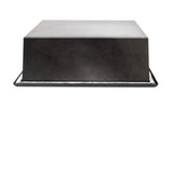 ALFI Brand 24 x 12 Black Matte Stainless Steel Horizontal Single Shelf Bath Shower Niche