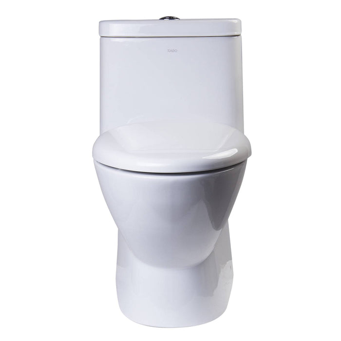 Eago TB346 Modern Dual Flush One Piece High Efficiency Low Flush Ceramic Toilet