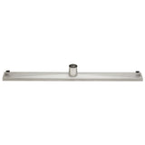 ALFI ABLD32D 32" Modern Stainless Steel Linear Shower Drain with Groove Lines