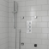 ALFI AB2801-PC Polished Chrome Concealed 3-Way Thermostatic Shower Mixer Square