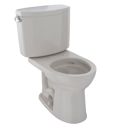TOTO CST453CEFG#12 Drake II Two-Piece Round 1.28 GPF Toilet with CEFIONTECT