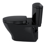 TOTO MS442124CUF#51 Nexus 1G Two-Piece Toilet with SS124 SoftClose Seat, Washlet+ Ready, Ebony Black