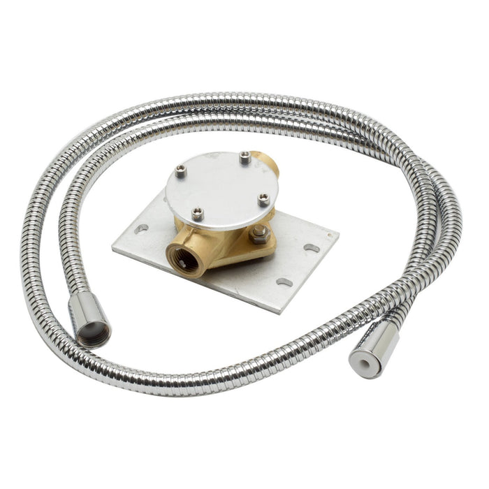 ALFI AB2843-PC Polished Chrome Single Hole Floor Mounted Waterfall Tub Filler