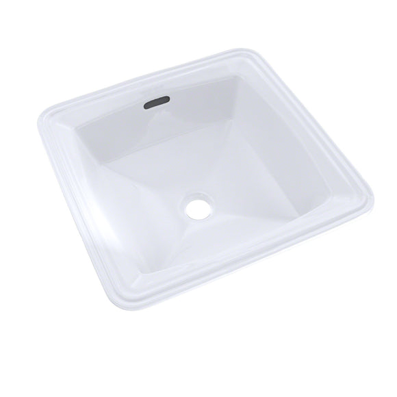 TOTO Connelly Square Undermount Bathroom Sink with CeFiONtect, Cotton White, SKU: LT491G#01