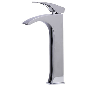 ALFI Brand AB1587-PC Tall Polished Chrome Single Lever Bathroom Faucet