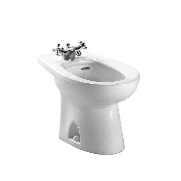 TOTO Piedmont Single Hole Deck Mounted Faucet Bidet, Cotton White, SKU: BT500AR#01