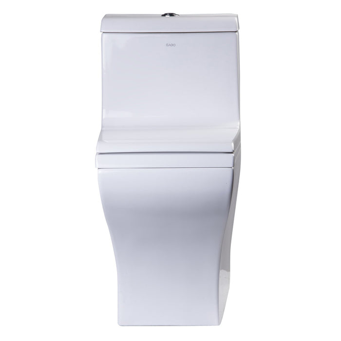 Eago TB356 Dual Flush One Piece High Efficiency Low Flush Ceramic Toilet