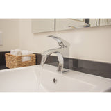 ALFI Brand AB1586-BN Brushed Nickel Single Lever Bathroom Faucet