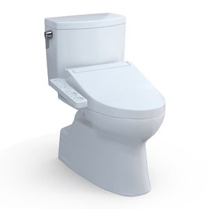 TOTO MW4743074CUFG#01 Washlet+ Vespin II 1G Two-Piece 1.0 GPF Toilet and Washlet+ C2 Bidet Seat