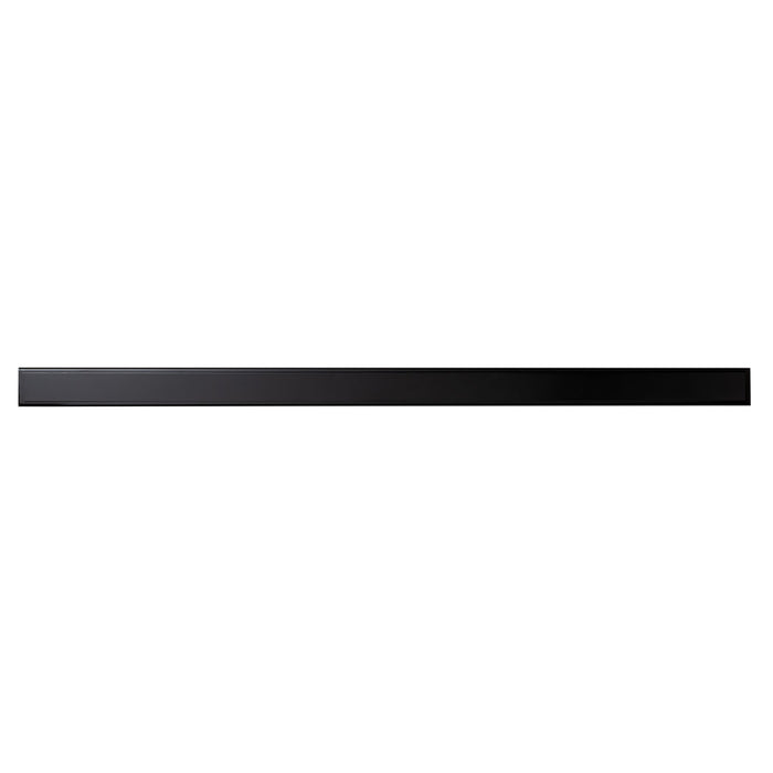 ALFI Brand ABLD59B-BM 59" Black Matte Stainless Steel Linear Shower Drain with Solid Cover