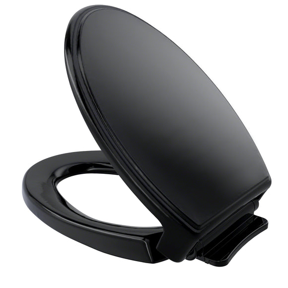 TOTO Traditional SoftClose Non Slamming, Slow Close Toilet Seat and Lid, Ebony, SKU: SS154#51