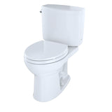 TOTO CST453CEFG#11 Drake II Two-Piece Round 1.28 GPF Toilet with CEFIONTECT, Colonial White