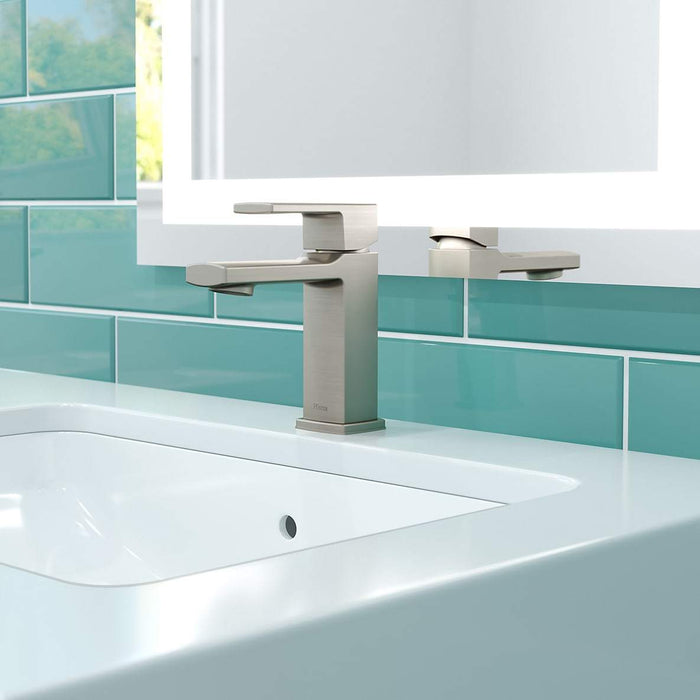Pfister LG42-DAPK Deckard Single Control Bathroom Faucet with Push & Seal - Brushed Nickel