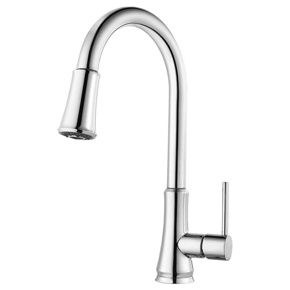 Pfister G529-PF2C Pfirst Series Pull-Down Single Handle Kitchen Faucet - Polished Chrome