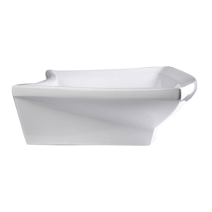 EAGO BA142 28" Rectangular Porcelain Bathroom Vessel Sink with Single Hole