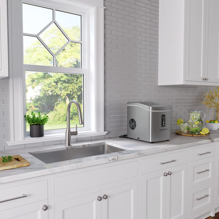 Edgestar PIM100SS Stainless Steel Portable Ice Maker