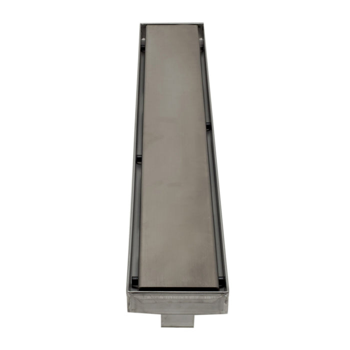 ALFI ABLD24B-BSS 24" Brushed Stainless Steel Linear Shower Drain with Cover