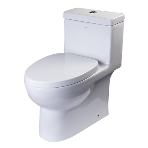 Eago TB359 Dual Flush One Piece High Efficiency Low Flush Ceramic Toilet