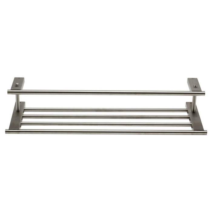 ALFI Brand AB9564-BN Brushed Nickel 26 inch Towel Bar & Shelf Bathroom Accessory