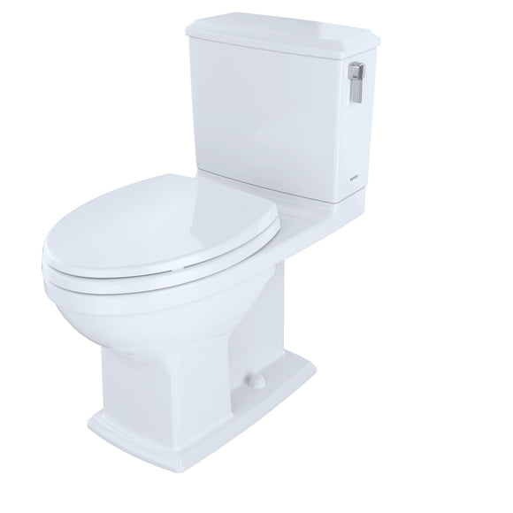 TOTO MS494124CEMFRG#01 Connelly Washlet+ Two-Piece Dual Flush Toilet and Right Hand Lever