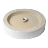 ALFI Brand ABC911 White Modern 22" Oval Above-Mount Ceramic Sink