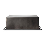 ALFI Brand 12" x 12" Black Matte Stainless Steel Square Single Shelf Bath Shower Niche