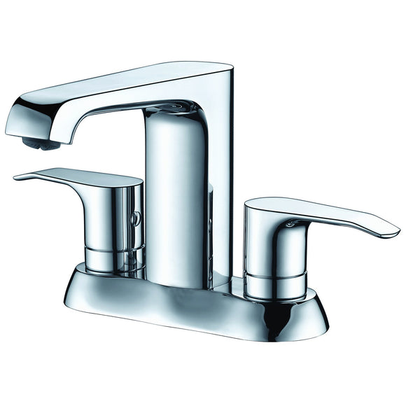 ALFI Brand AB1493-PC Polished Chrome Two-Handle 4" Centerset Bathroom Faucet