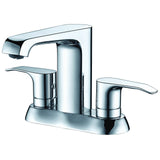 ALFI Brand AB1493-PC Polished Chrome Two-Handle 4" Centerset Bathroom Faucet