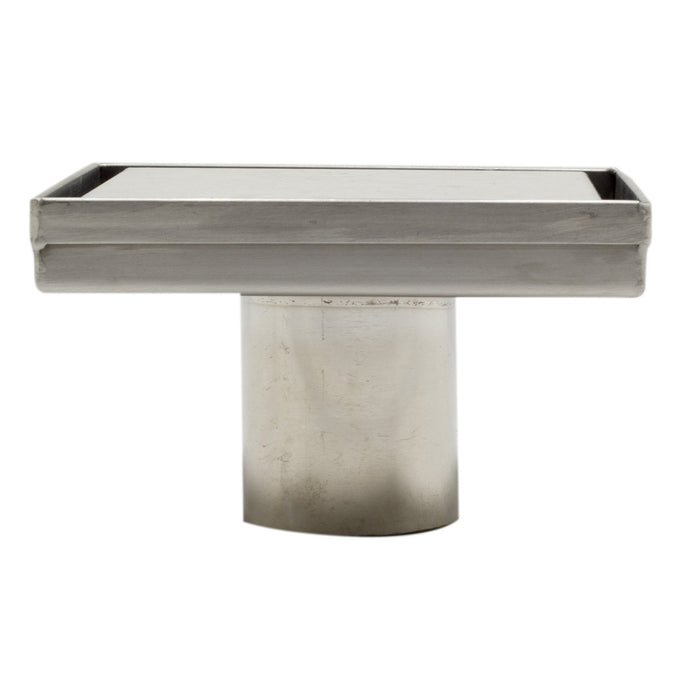 ALFI ABSD55B-BSS 5" x 5" Square Brushed Stainless Steel Shower Drain with Cover